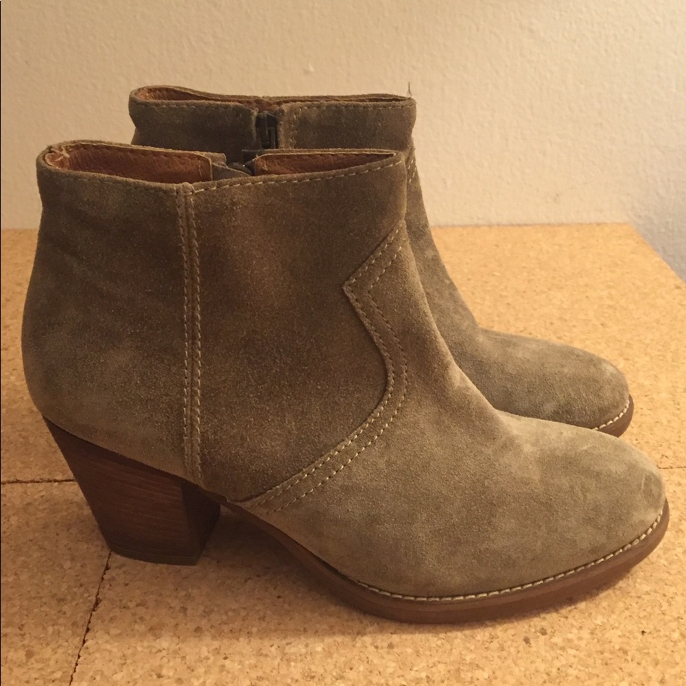 J. Crew Suede booties Sz 6.5